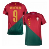 Portugal Andre Silva #9 Replika Hemmatröja VM 2022 Kortärmad